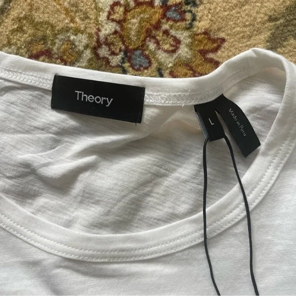 Theory NWT Sz Large Precise Tee - Picture 5 of 7
